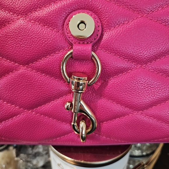 Rebecca Minkoff Edie Diamond quilt crossbody bag. - Picture 6 of 7